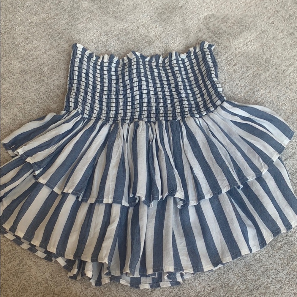 Sam and lavi blue and white skirt